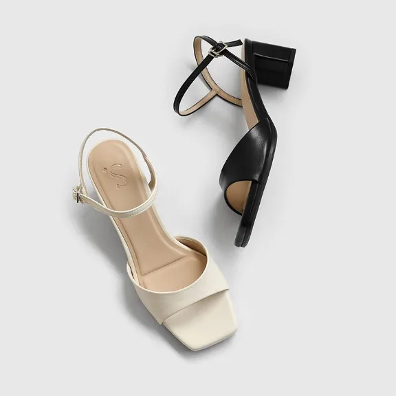 SAPPUN Neyrin Square Sandal Heels