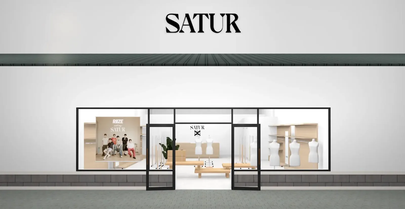 SATUR御殿場POP UPの公式ビジュアル
